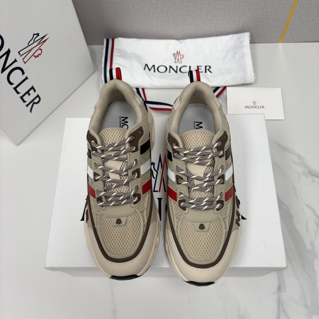 💋💍Moncle*   蒙-口   新品男士休闲运动鞋     选用多种材质拼接撞色设计   具有舒适防