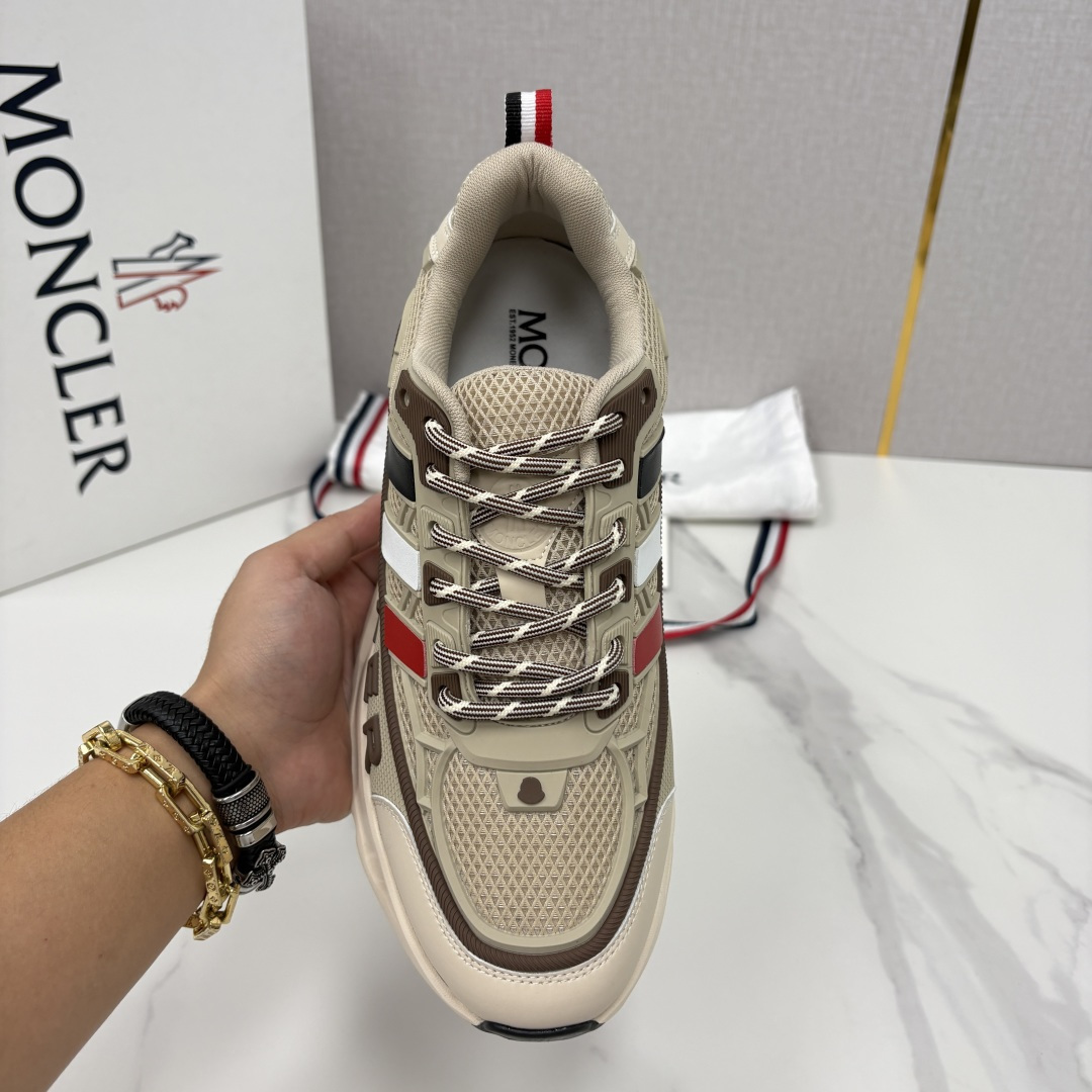 💋💍Moncle*   蒙-口   新品男士休闲运动鞋     选用多种材质拼接撞色设计   具有舒适防