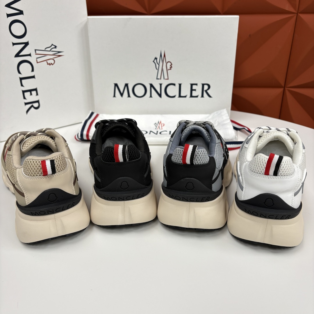 💋💍Moncle*   蒙-口   新品男士休闲运动鞋     选用多种材质拼接撞色设计   具有舒适防