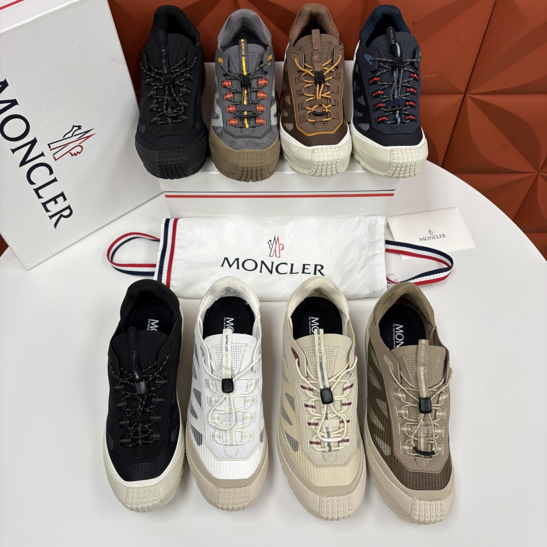 💋💍Moncle*   蒙-口   新品上新  男士运动鞋   官方 此款套穿式运动鞋的灵感源自品牌DN