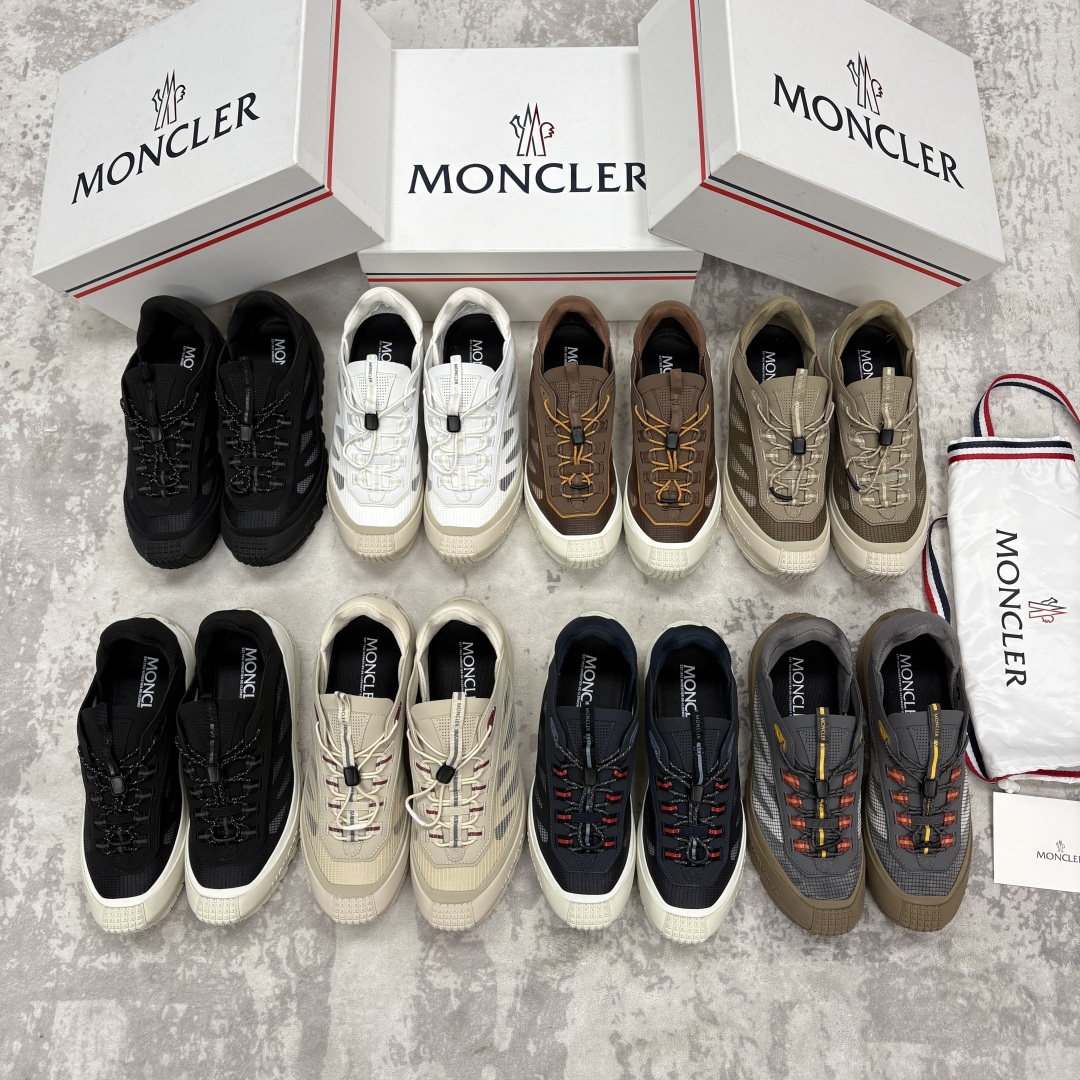 💋💍Moncle*   蒙-口   新品上新  男士运动鞋   官方 此款套穿式运动鞋的灵感源自品牌DN