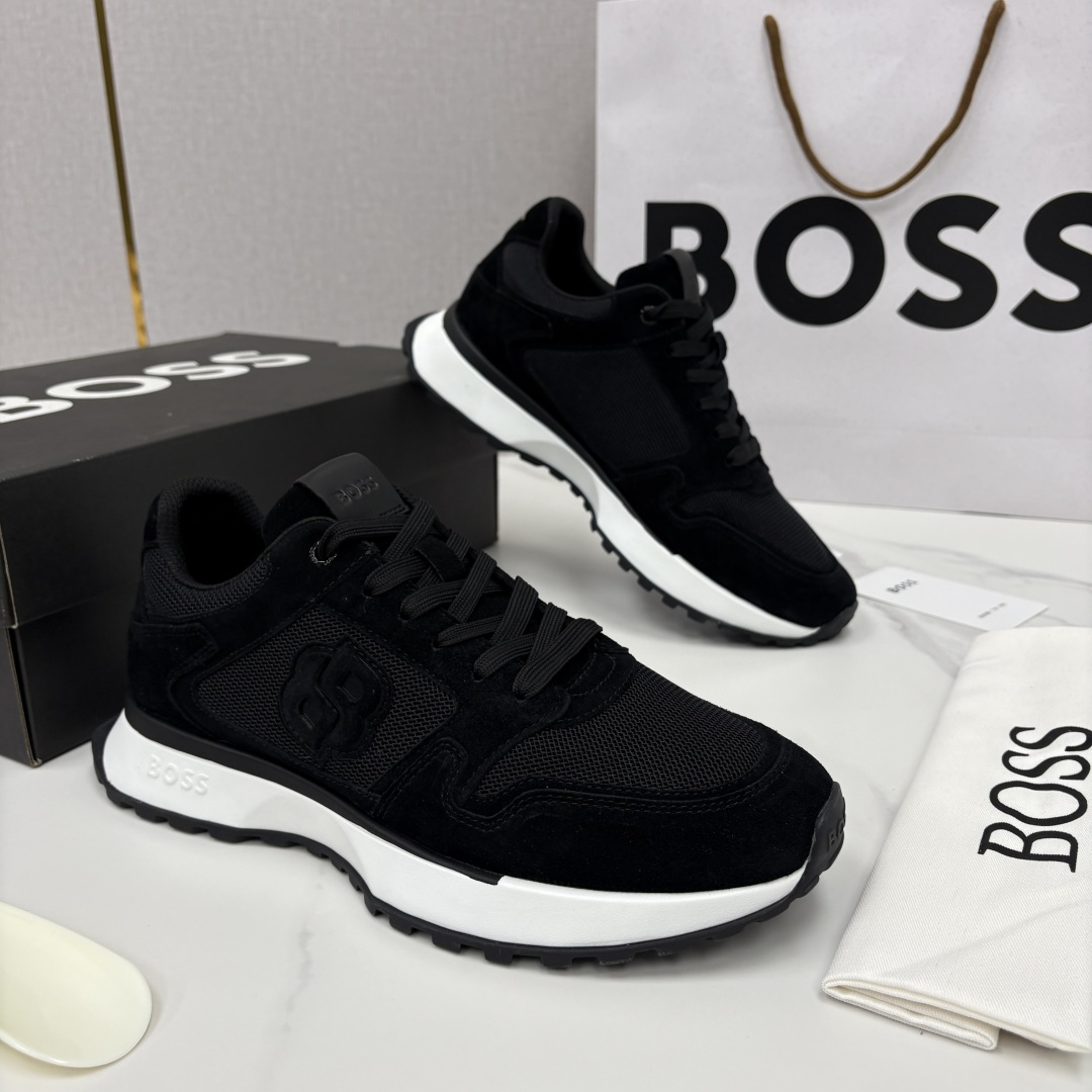 💋💍BOSS 男士新款  BOSS男士休闲运动鞋：宽体大底与运动基因的无缝衔接，解锁都市通勤新体验  以