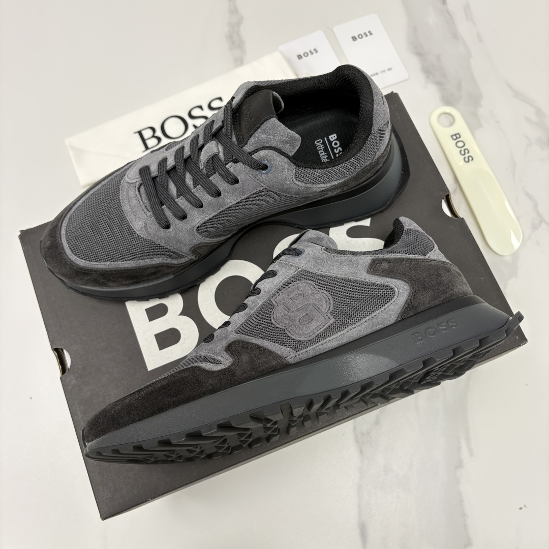 💋💍BOSS 男士新款  BOSS男士休闲运动鞋：宽体大底与运动基因的无缝衔接，解锁都市通勤新体验  以