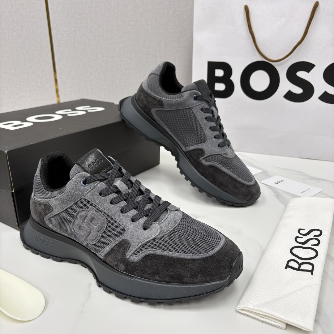 💋💍BOSS 男士新款  BOSS男士休闲运动鞋：宽体大底与运动基因的无缝衔接，解锁都市通勤新体验  以
