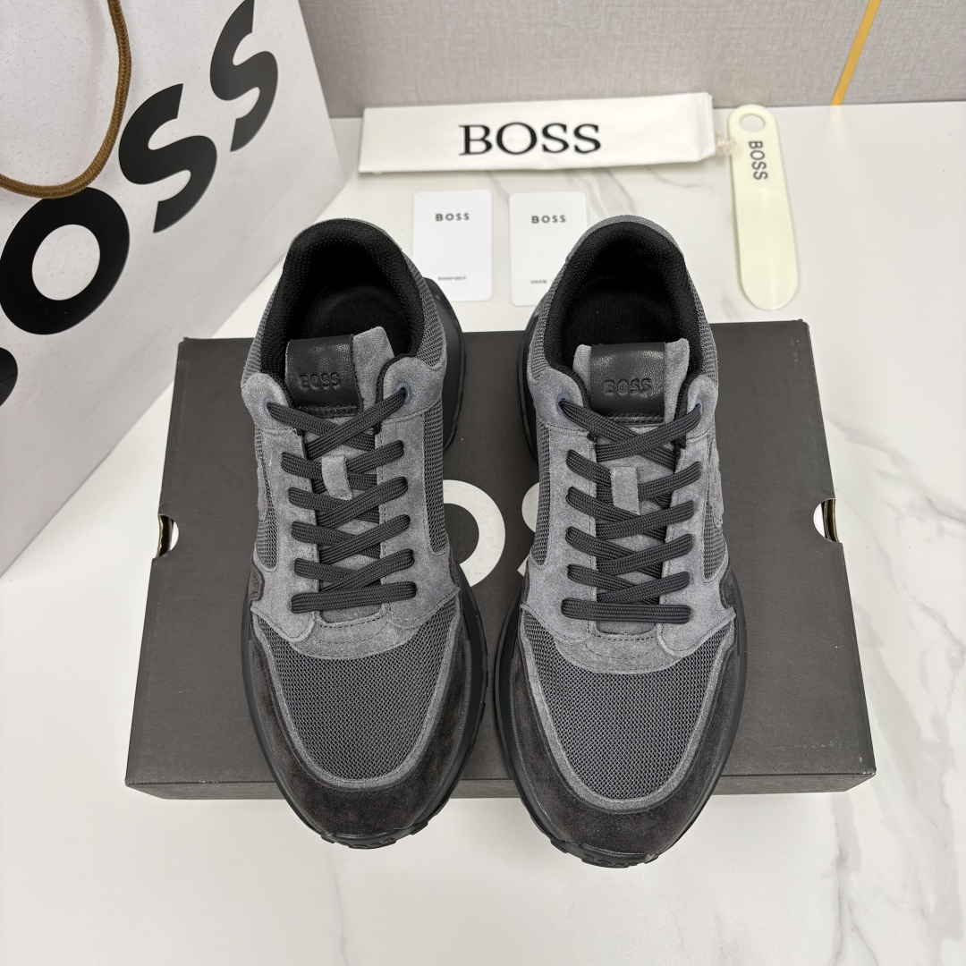 💋💍BOSS 男士新款  BOSS男士休闲运动鞋：宽体大底与运动基因的无缝衔接，解锁都市通勤新体验  以
