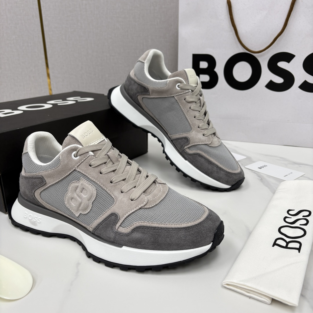 💋💍BOSS 男士新款  BOSS男士休闲运动鞋：宽体大底与运动基因的无缝衔接，解锁都市通勤新体验  以