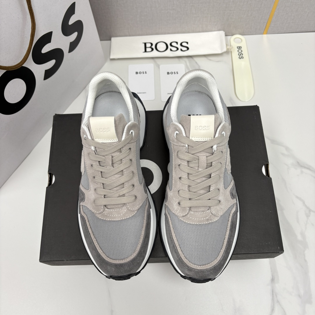 💋💍BOSS 男士新款  BOSS男士休闲运动鞋：宽体大底与运动基因的无缝衔接，解锁都市通勤新体验  以