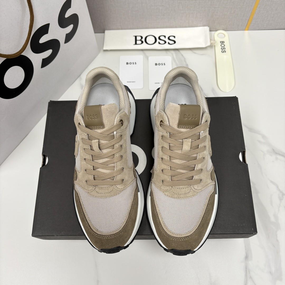💋💍BOSS 男士新款  BOSS男士休闲运动鞋：宽体大底与运动基因的无缝衔接，解锁都市通勤新体验  以