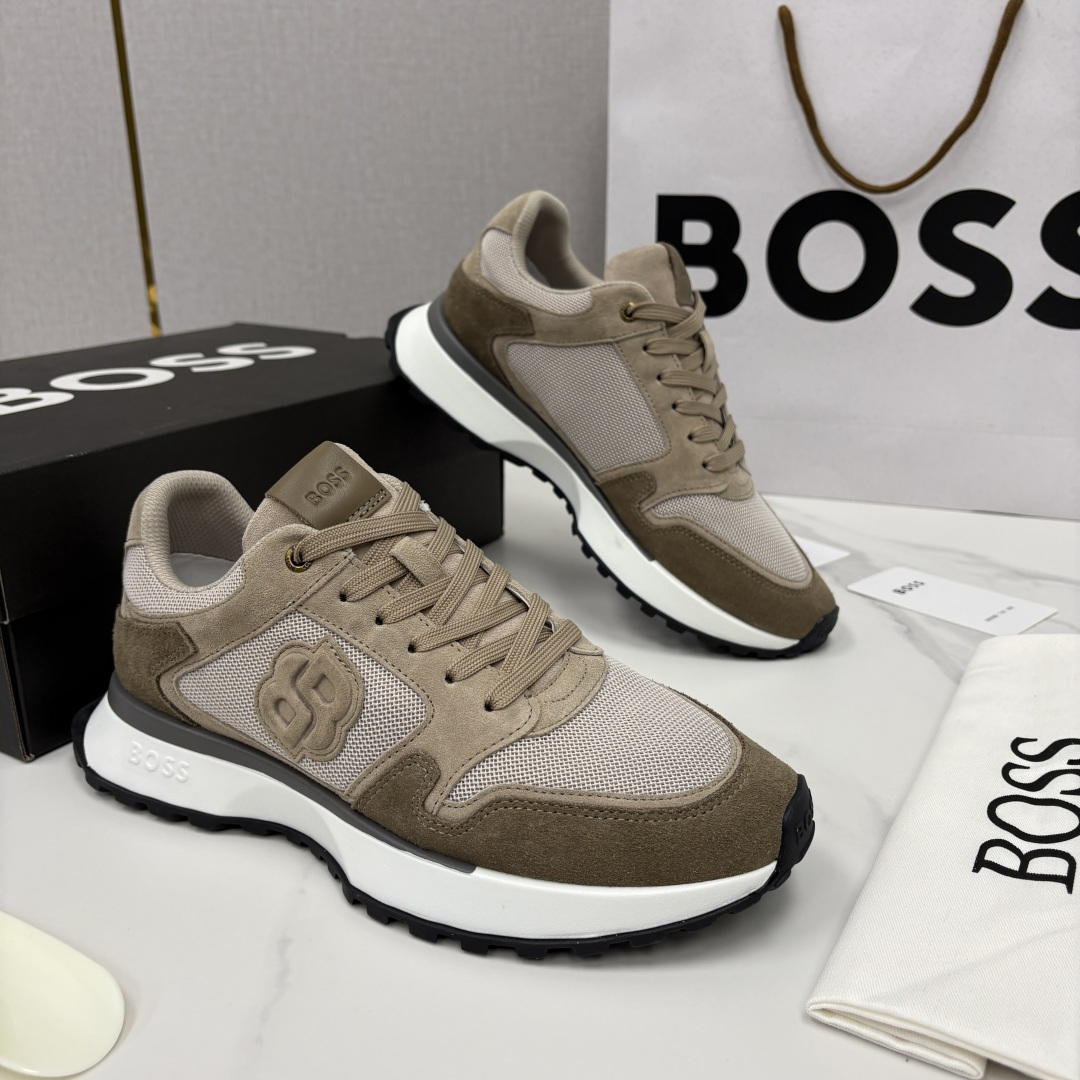 💋💍BOSS 男士新款  BOSS男士休闲运动鞋：宽体大底与运动基因的无缝衔接，解锁都市通勤新体验  以