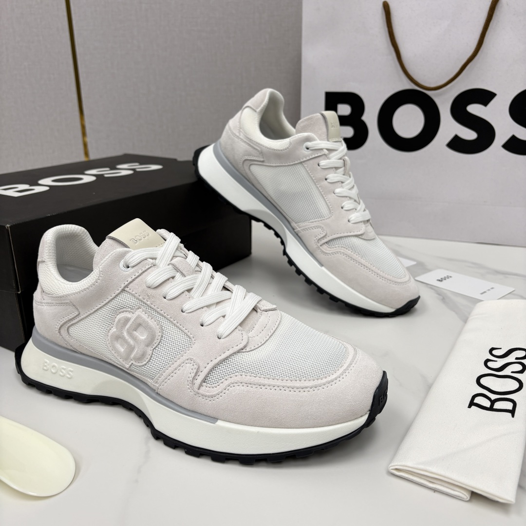 💋💍BOSS 男士新款  BOSS男士休闲运动鞋：宽体大底与运动基因的无缝衔接，解锁都市通勤新体验  以