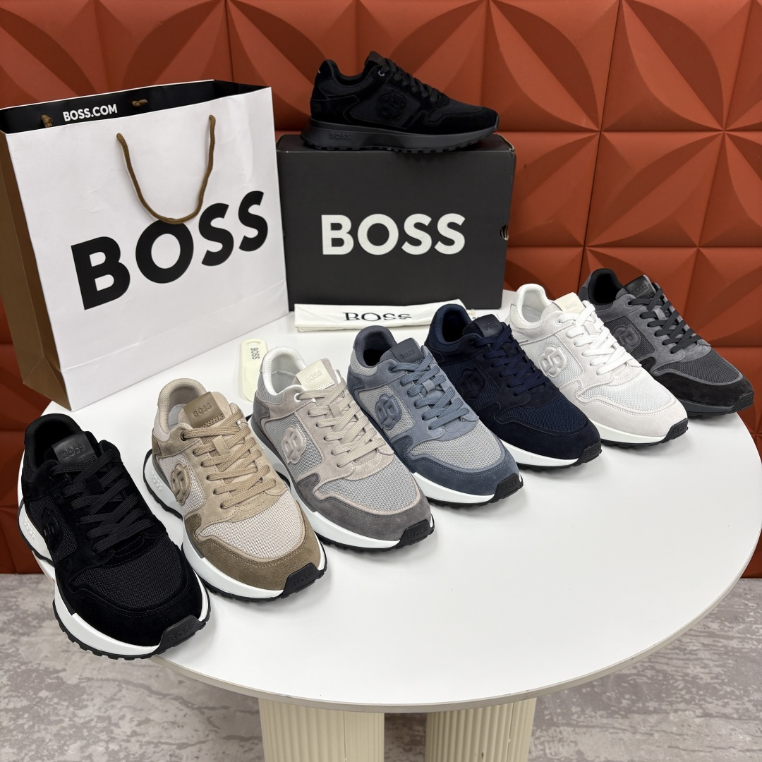 💋💍BOSS 男士新款  BOSS男士休闲运动鞋：宽体大底与运动基因的无缝衔接，解锁都市通勤新体验  以