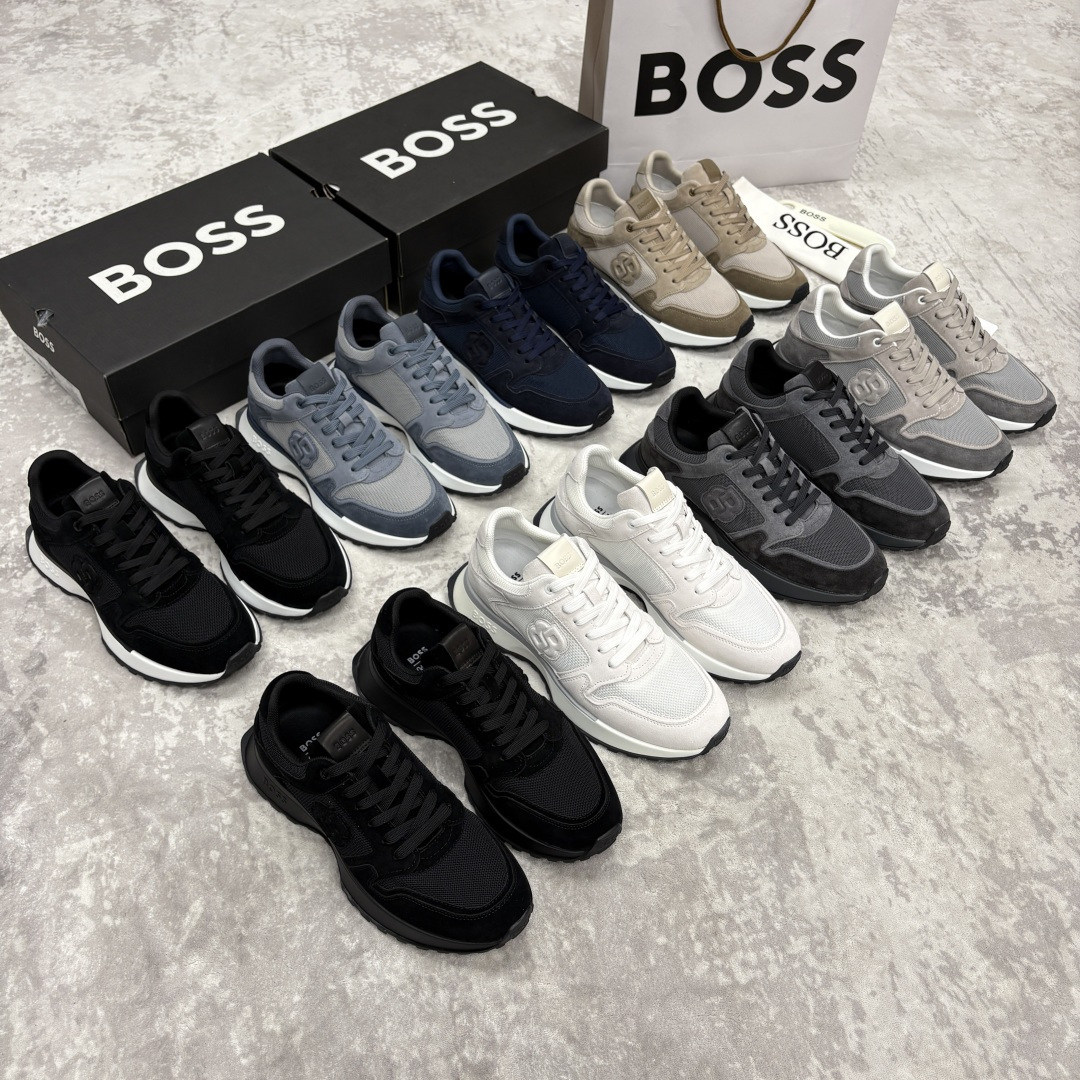 💋💍BOSS 男士新款  BOSS男士休闲运动鞋：宽体大底与运动基因的无缝衔接，解锁都市通勤新体验  以