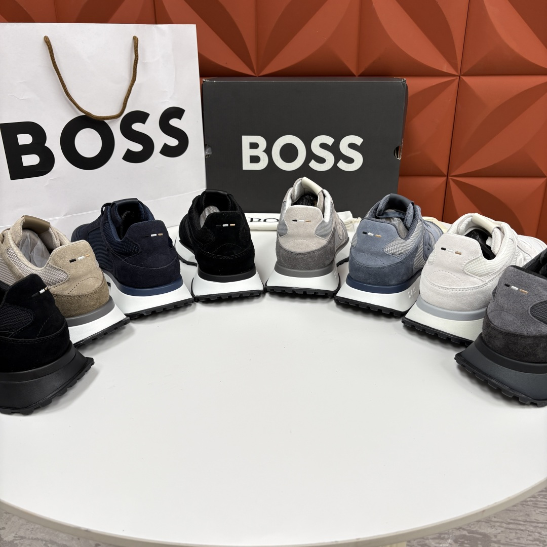 💋💍BOSS 男士新款  BOSS男士休闲运动鞋：宽体大底与运动基因的无缝衔接，解锁都市通勤新体验  以