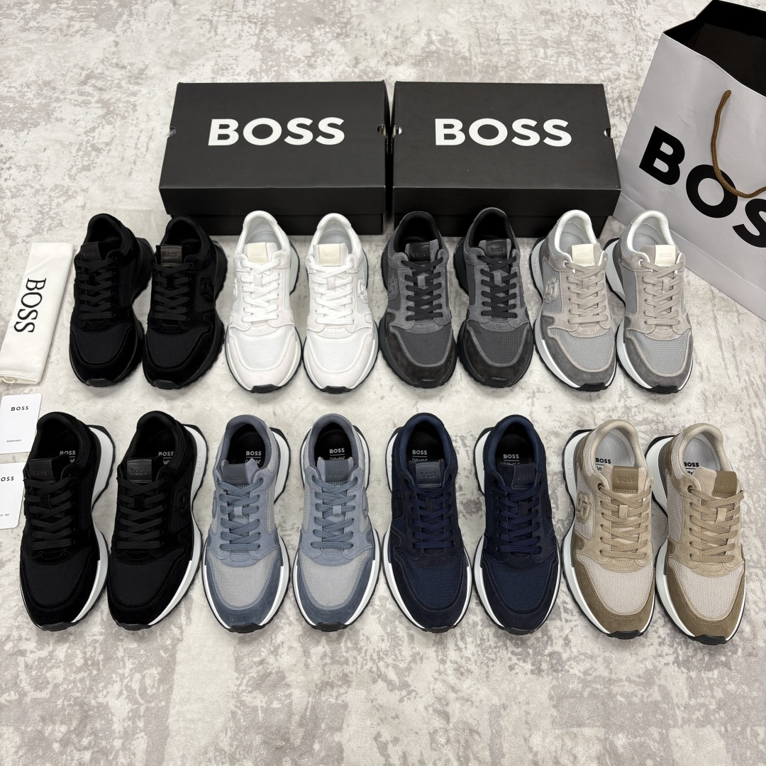 💋💍BOSS 男士新款  BOSS男士休闲运动鞋：宽体大底与运动基因的无缝衔接，解锁都市通勤新体验  以