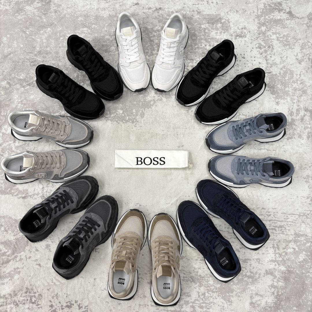 💋💍BOSS 男士新款  BOSS男士休闲运动鞋：宽体大底与运动基因的无缝衔接，解锁都市通勤新体验  以
