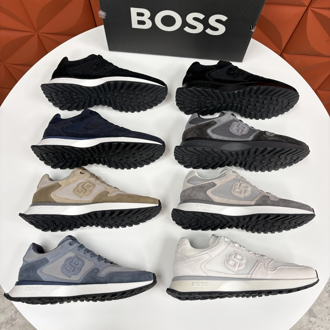 💋💍BOSS 男士新款  BOSS男士休闲运动鞋：宽体大底与运动基因的无缝衔接，解锁都市通勤新体验  以