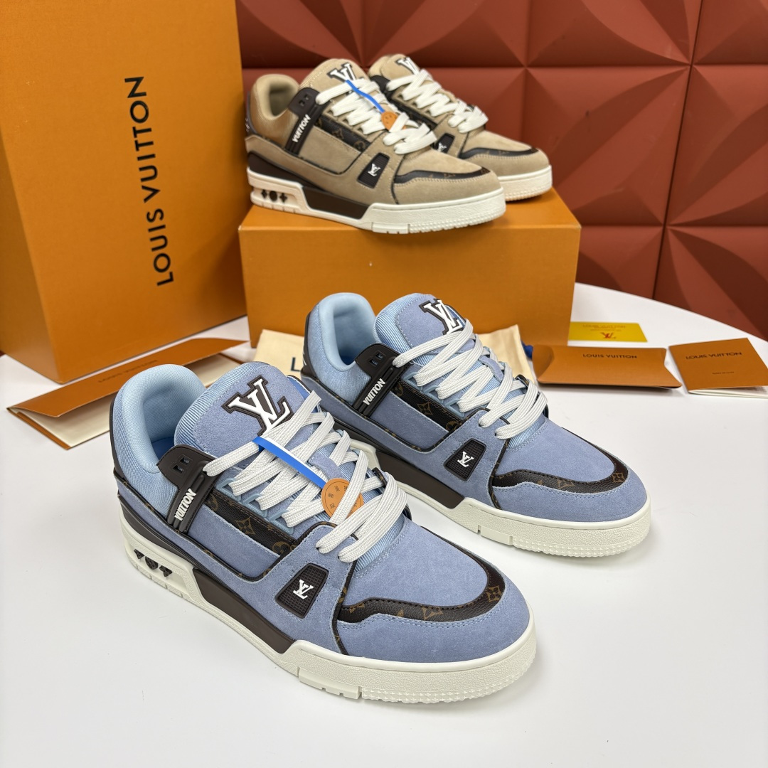 💋💍L家新品  L*V  路易～当季新品上架  TRAINER 系列运动鞋   官方 10,200  本