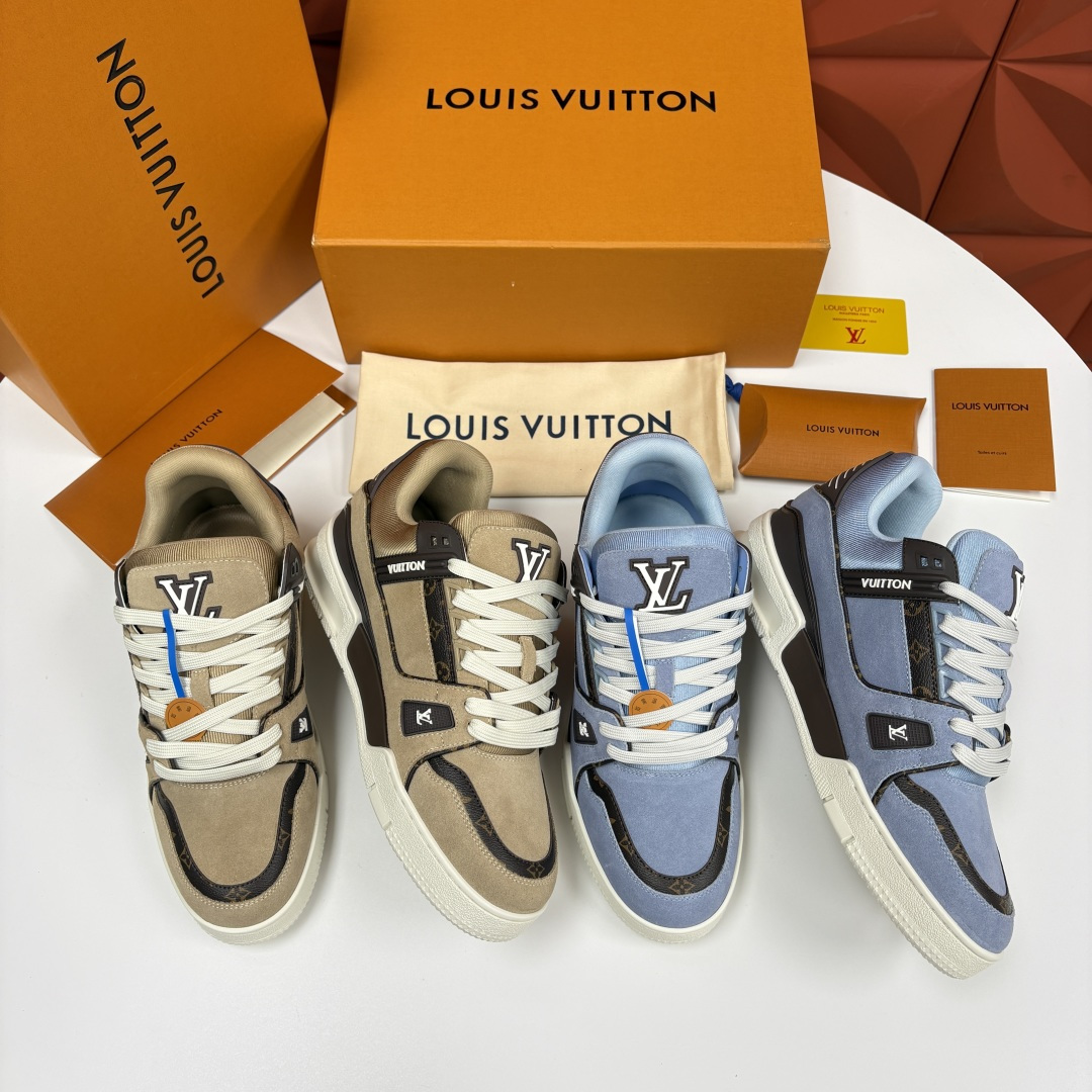 💋💍L家新品  L*V  路易～当季新品上架  TRAINER 系列运动鞋   官方 10,200  本