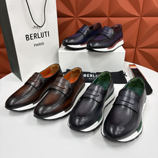💋💍Berlut* 布鲁提 升级版第四代私模大底 Fast Track皮革乐福运动鞋 官方 16700 💋💍Berlut* 布鲁提 升级版第四代私模大底 Fast Track皮革乐福运动鞋 官方 16700