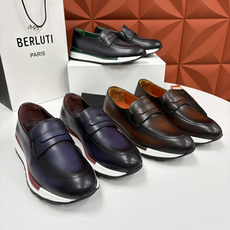 💋💍Berlut* 布鲁提 升级版第四代私模大底 Fast Track皮革乐福运动鞋 官方 16700 💋💍Berlut* 布鲁提 升级版第四代私模大底 Fast Track皮革乐福运动鞋 官方 16700