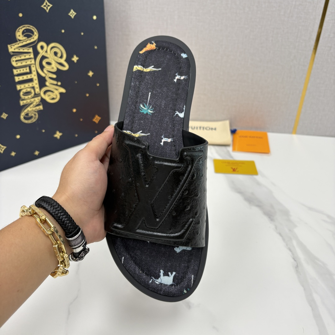 💋💍L家夏季新品  路易-威登    L*V  PORTOFINO 凉拖   官方   7,050   