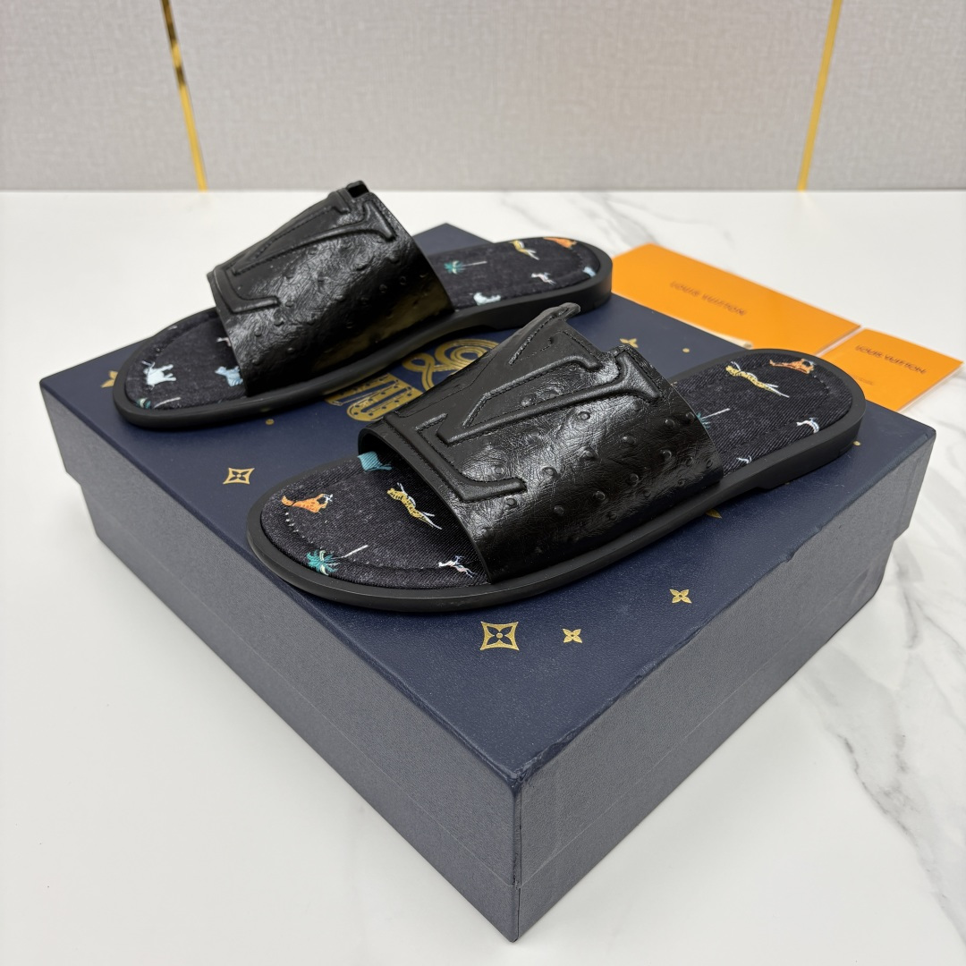 💋💍L家夏季新品  路易-威登    L*V  PORTOFINO 凉拖   官方   7,050   