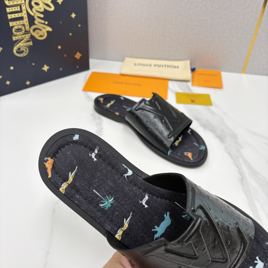 💋💍L家夏季新品  路易-威登    L*V  PORTOFINO 凉拖   官方   7,050   