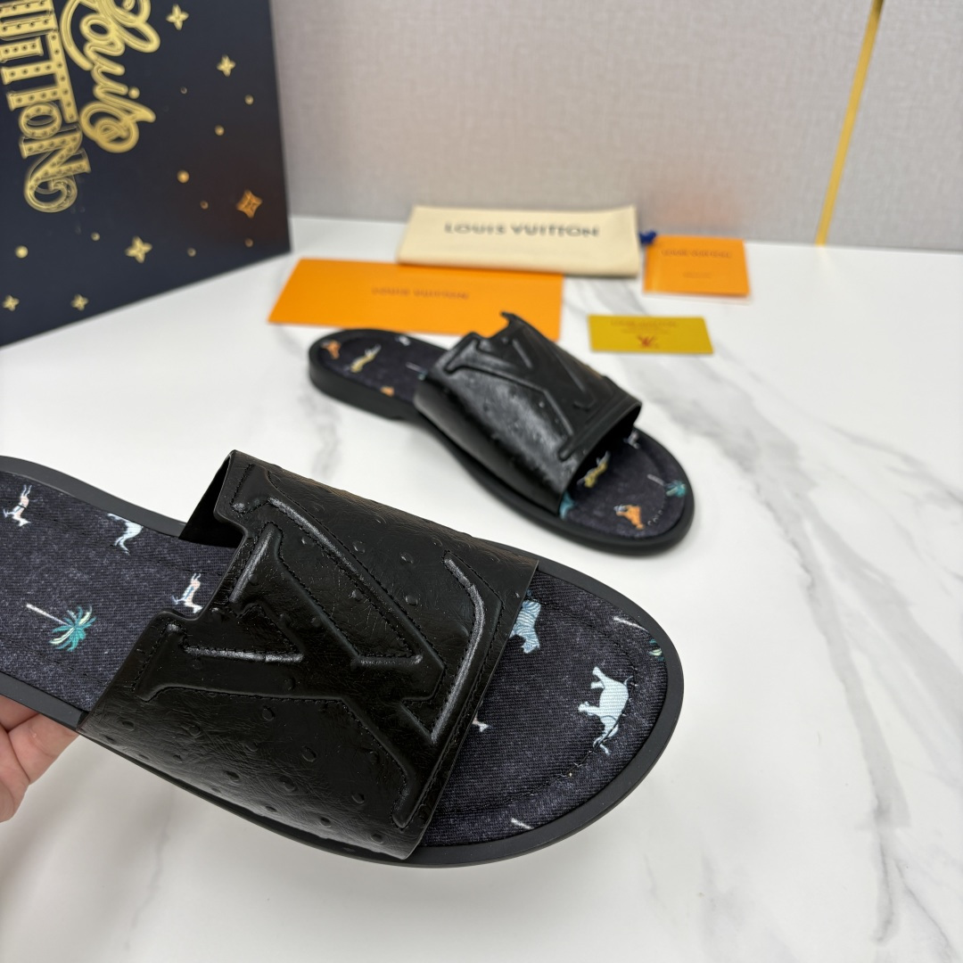💋💍L家夏季新品  路易-威登    L*V  PORTOFINO 凉拖   官方   7,050   