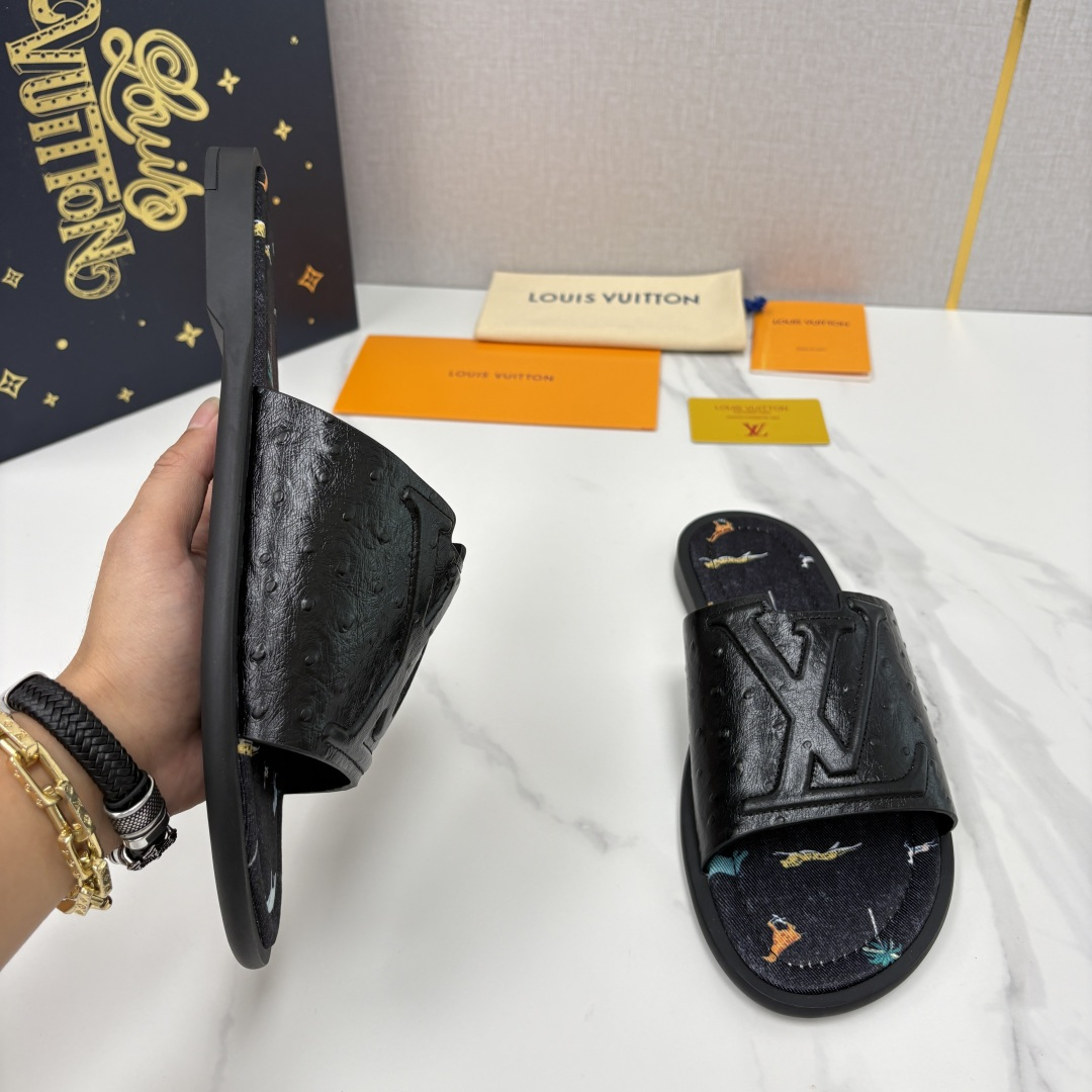 💋💍L家夏季新品  路易-威登    L*V  PORTOFINO 凉拖   官方   7,050   