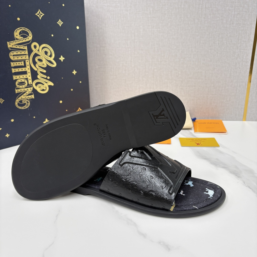 💋💍L家夏季新品  路易-威登    L*V  PORTOFINO 凉拖   官方   7,050   
