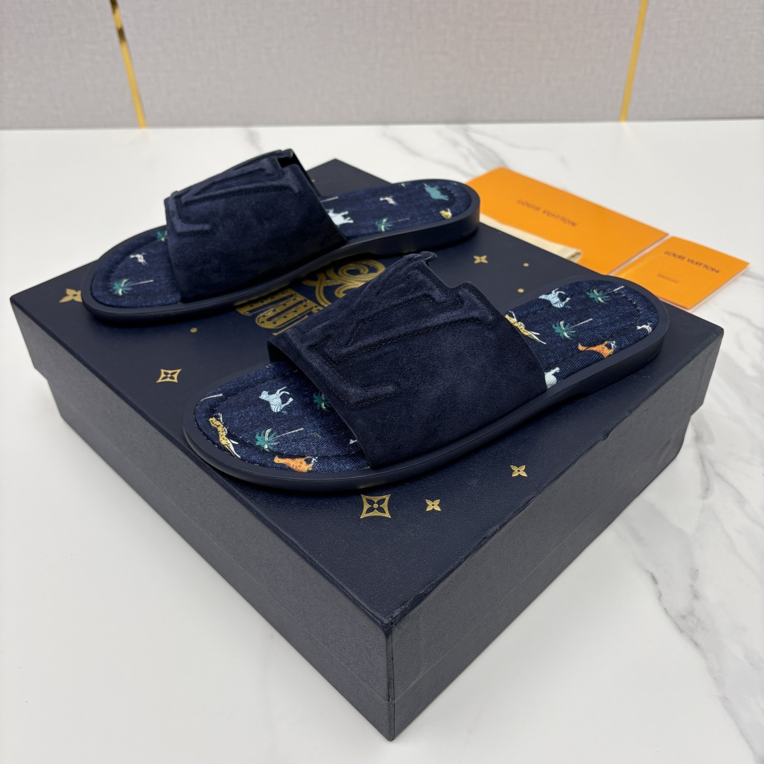 💋💍L家夏季新品  路易-威登    L*V  PORTOFINO 凉拖   官方   7,050   