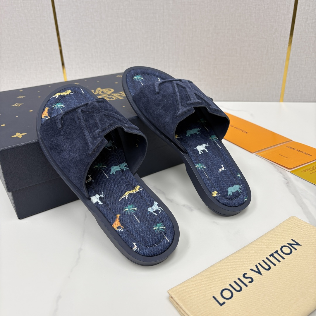 💋💍L家夏季新品  路易-威登    L*V  PORTOFINO 凉拖   官方   7,050   