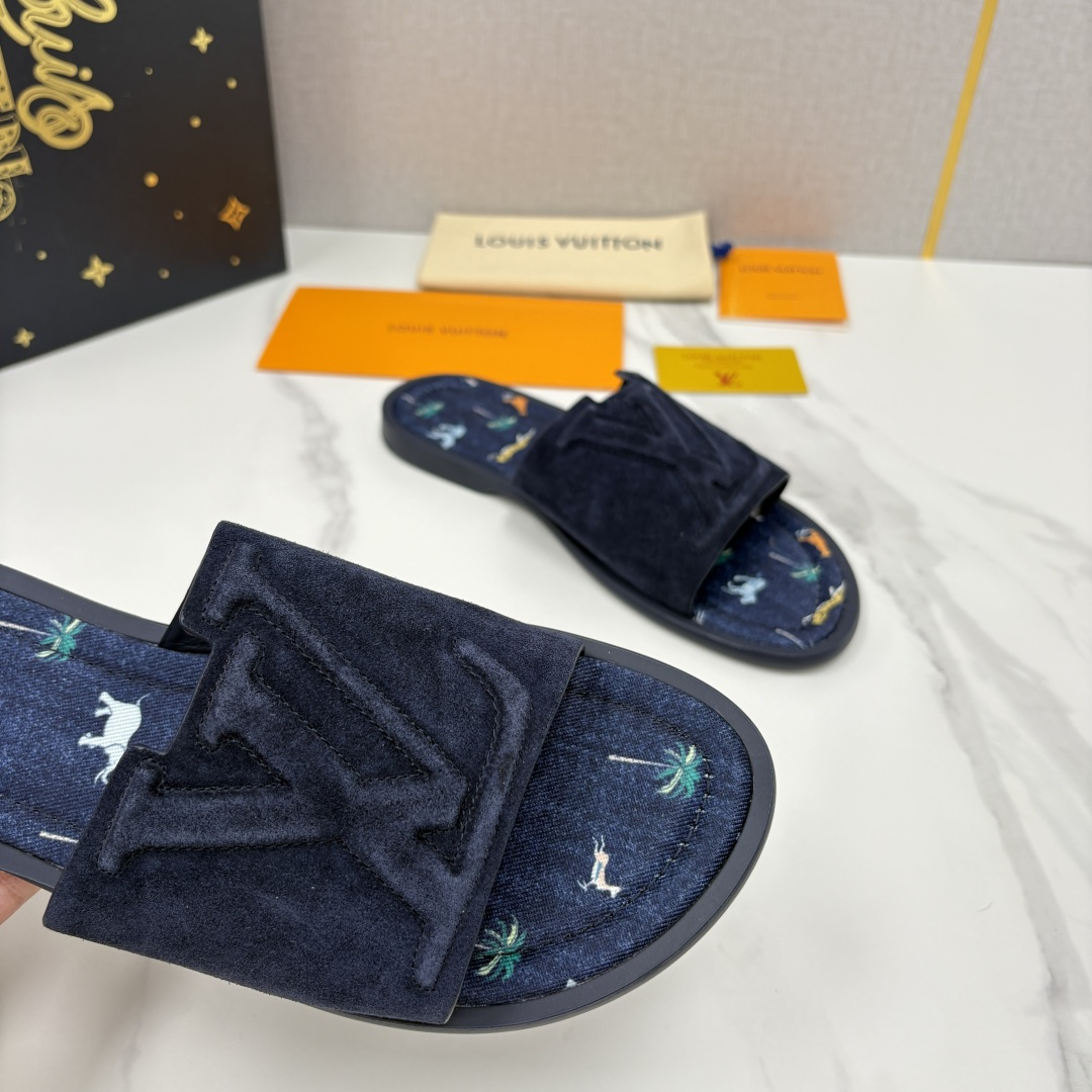 💋💍L家夏季新品  路易-威登    L*V  PORTOFINO 凉拖   官方   7,050   
