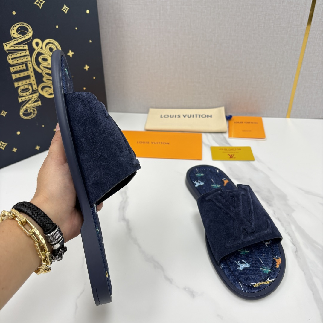 💋💍L家夏季新品  路易-威登    L*V  PORTOFINO 凉拖   官方   7,050   