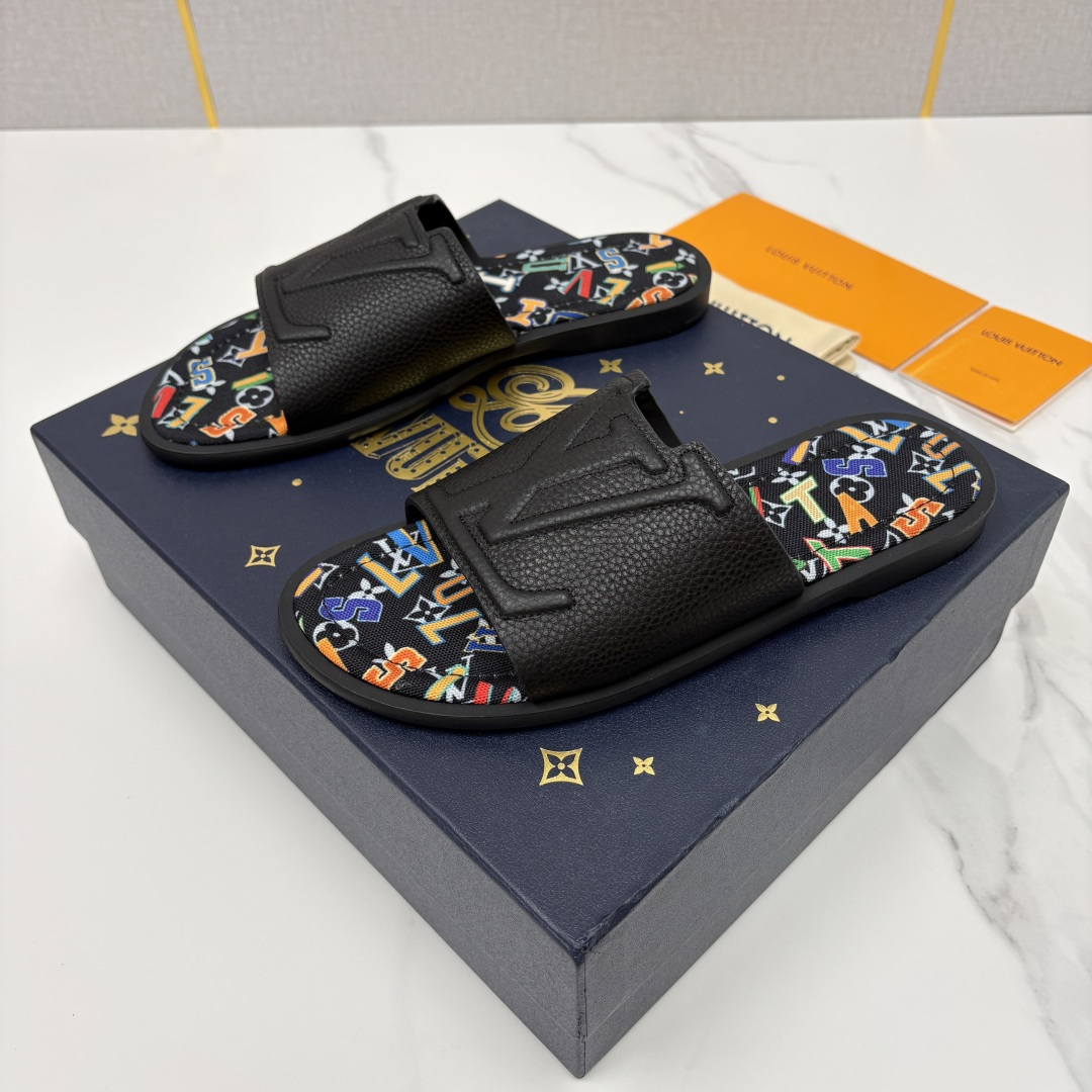 💋💍L家夏季新品  路易-威登    L*V  PORTOFINO 凉拖   官方   7,050   