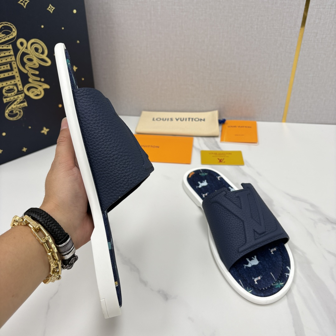 💋💍L家夏季新品  路易-威登    L*V  PORTOFINO 凉拖   官方   7,050   