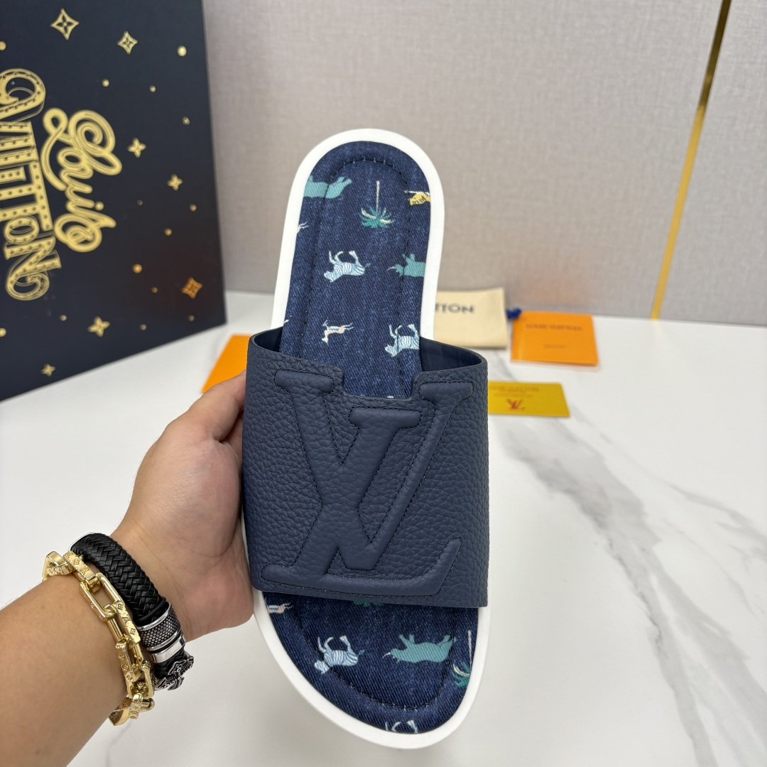 💋💍L家夏季新品  路易-威登    L*V  PORTOFINO 凉拖   官方   7,050   