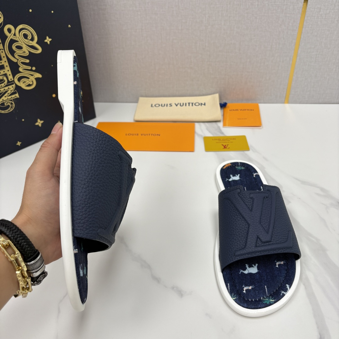 💋💍L家夏季新品  路易-威登    L*V  PORTOFINO 凉拖   官方   7,050   