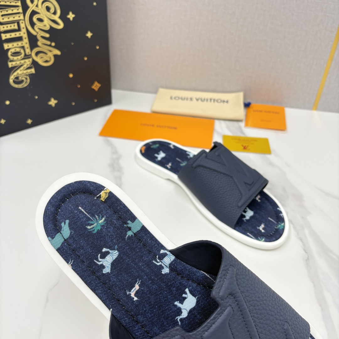 💋💍L家夏季新品  路易-威登    L*V  PORTOFINO 凉拖   官方   7,050   