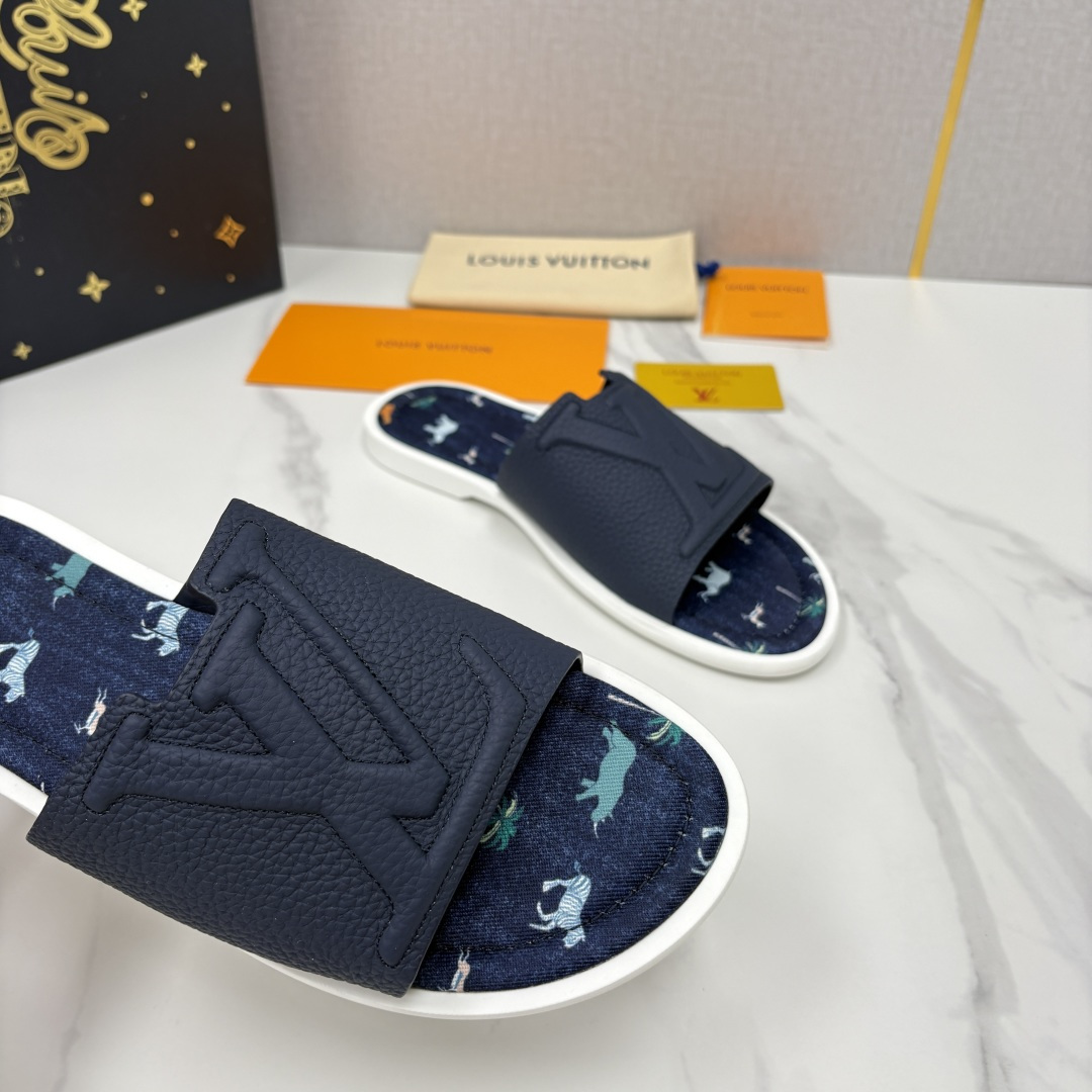 💋💍L家夏季新品  路易-威登    L*V  PORTOFINO 凉拖   官方   7,050   