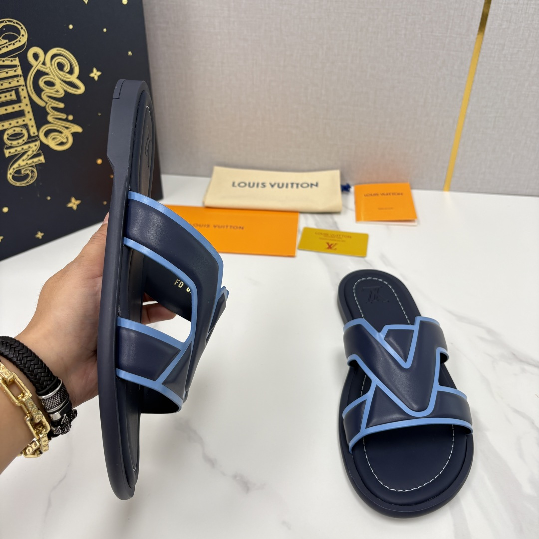 💋💍L家夏季新品  路易-威登    L*V  PORTOFINO 凉拖   官方   7,050   