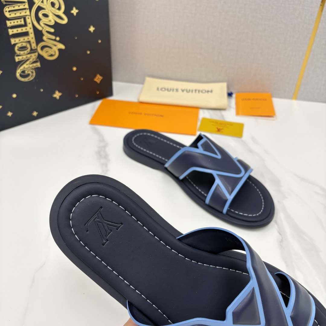 💋💍L家夏季新品  路易-威登    L*V  PORTOFINO 凉拖   官方   7,050   