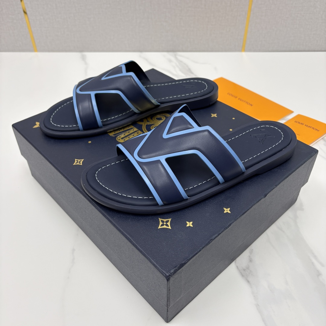 💋💍L家夏季新品  路易-威登    L*V  PORTOFINO 凉拖   官方   7,050   