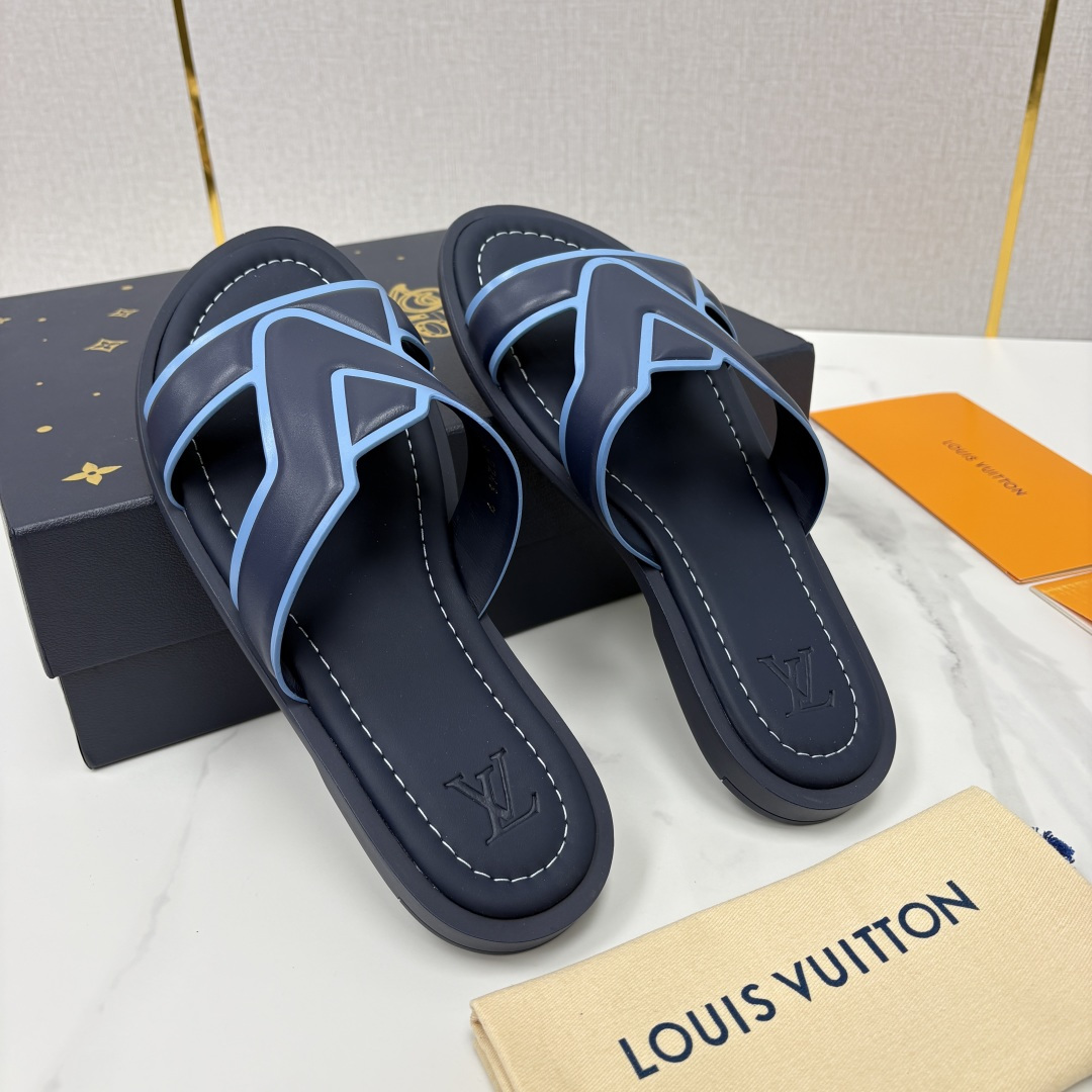 💋💍L家夏季新品  路易-威登    L*V  PORTOFINO 凉拖   官方   7,050   