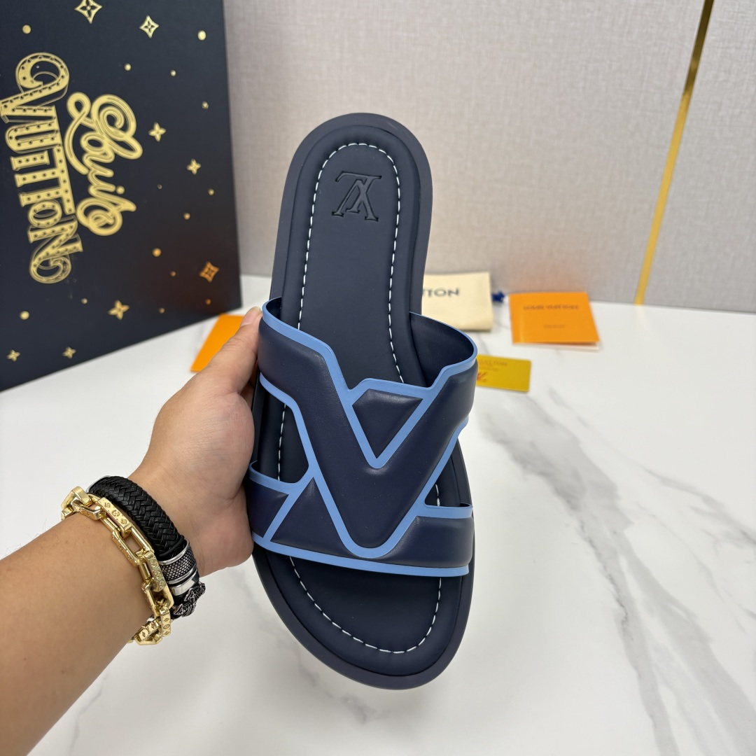 💋💍L家夏季新品  路易-威登    L*V  PORTOFINO 凉拖   官方   7,050   