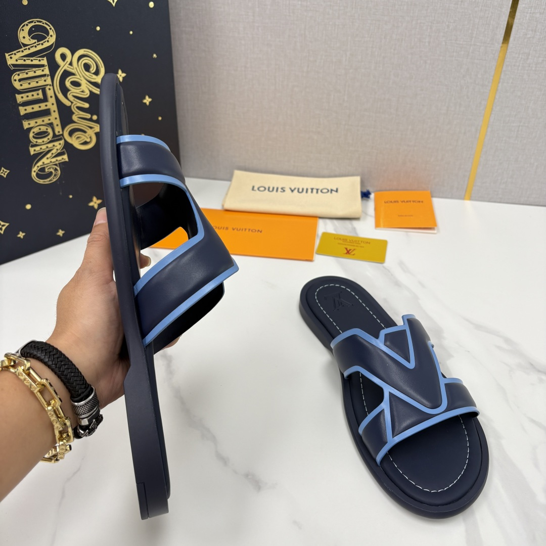 💋💍L家夏季新品  路易-威登    L*V  PORTOFINO 凉拖   官方   7,050   
