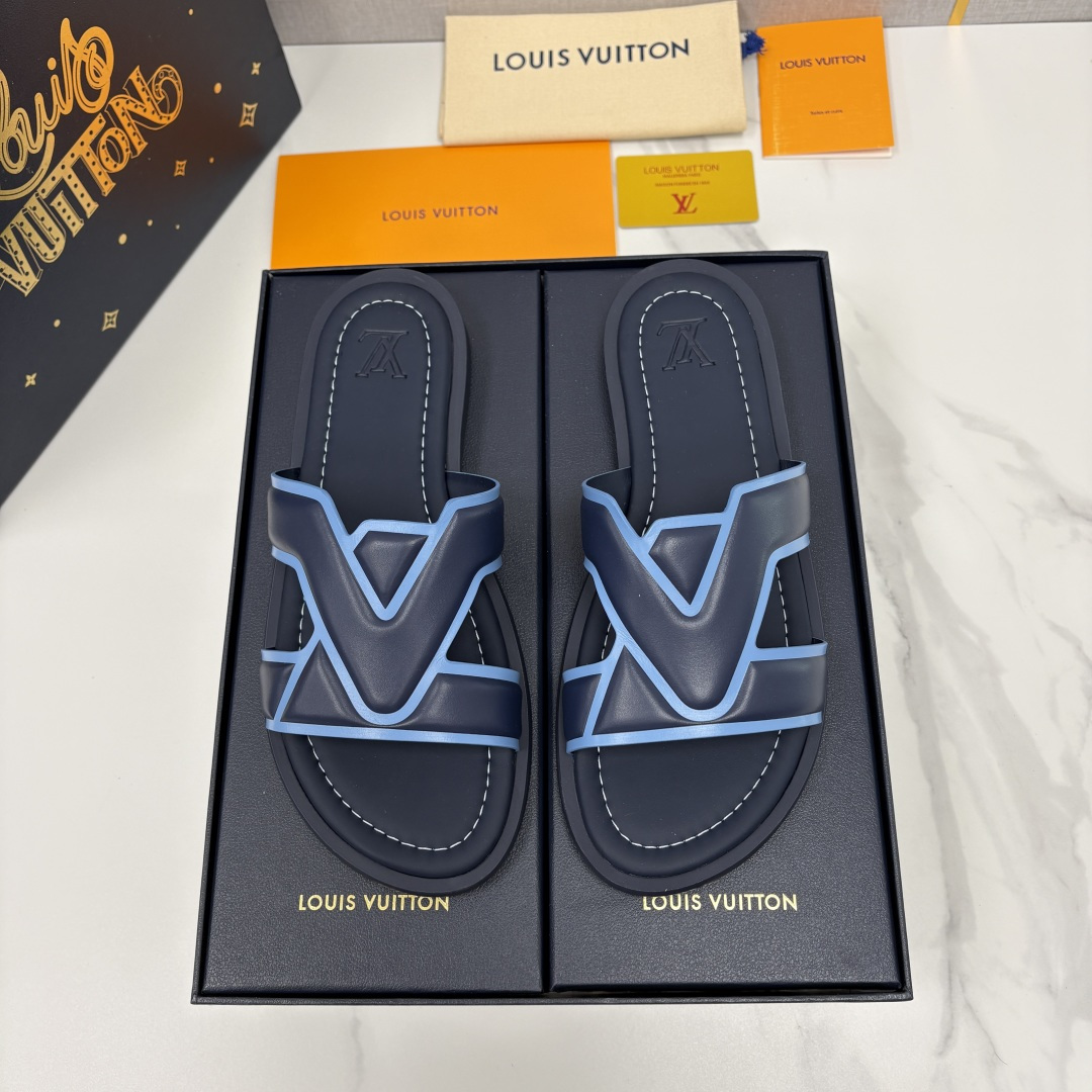 💋💍L家夏季新品  路易-威登    L*V  PORTOFINO 凉拖   官方   7,050   