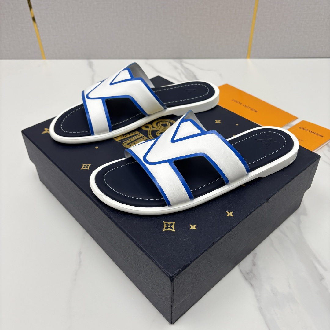 💋💍L家夏季新品  路易-威登    L*V  PORTOFINO 凉拖   官方   7,050   