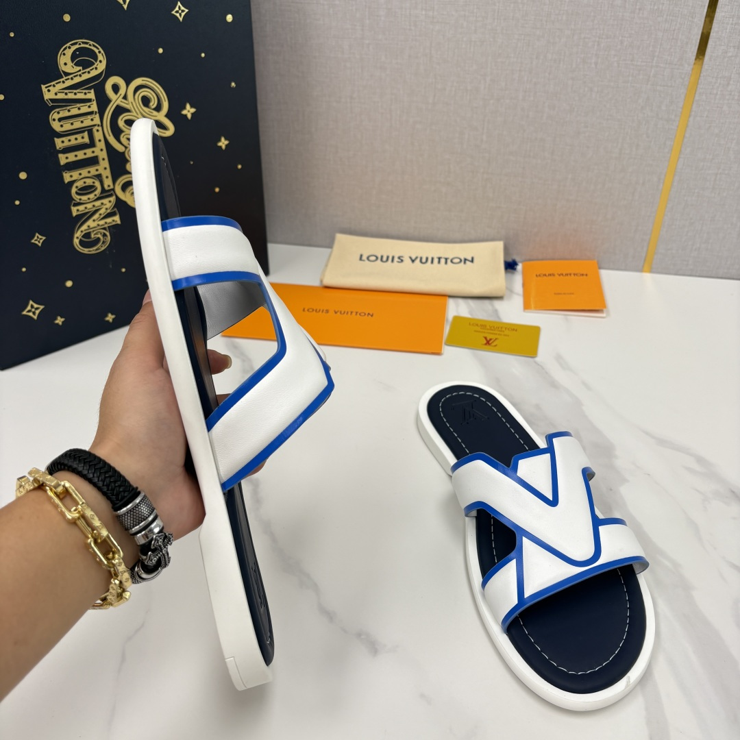 💋💍L家夏季新品  路易-威登    L*V  PORTOFINO 凉拖   官方   7,050   