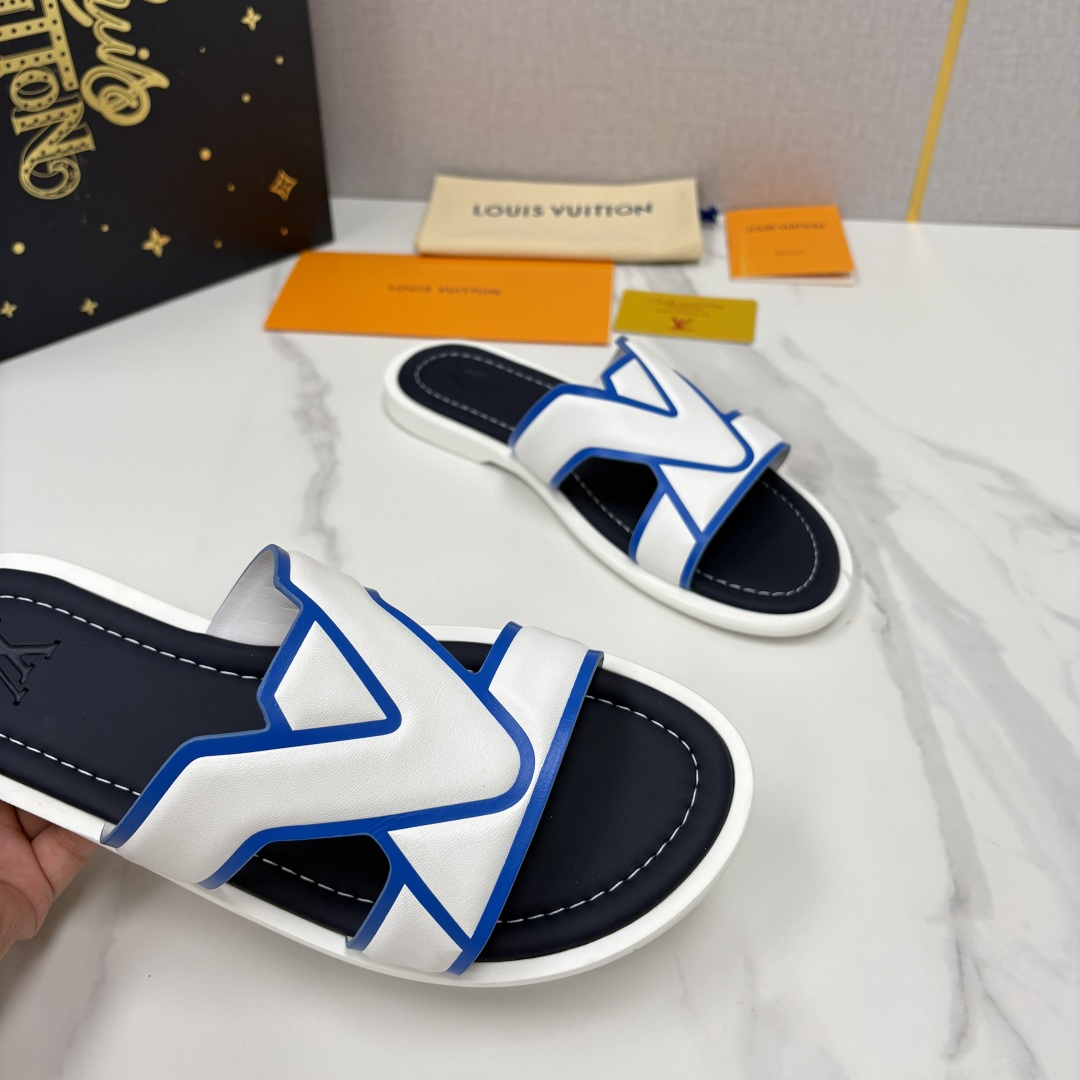 💋💍L家夏季新品  路易-威登    L*V  PORTOFINO 凉拖   官方   7,050   
